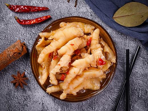泡椒凤爪 鸡爪  脱骨鸡爪 美食摄影 