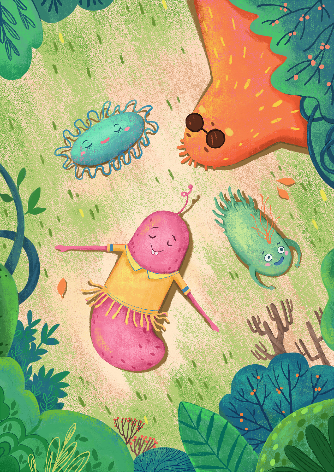 《灰尘的旅行》插画