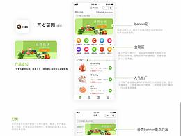 電商小程序-三歲菜園