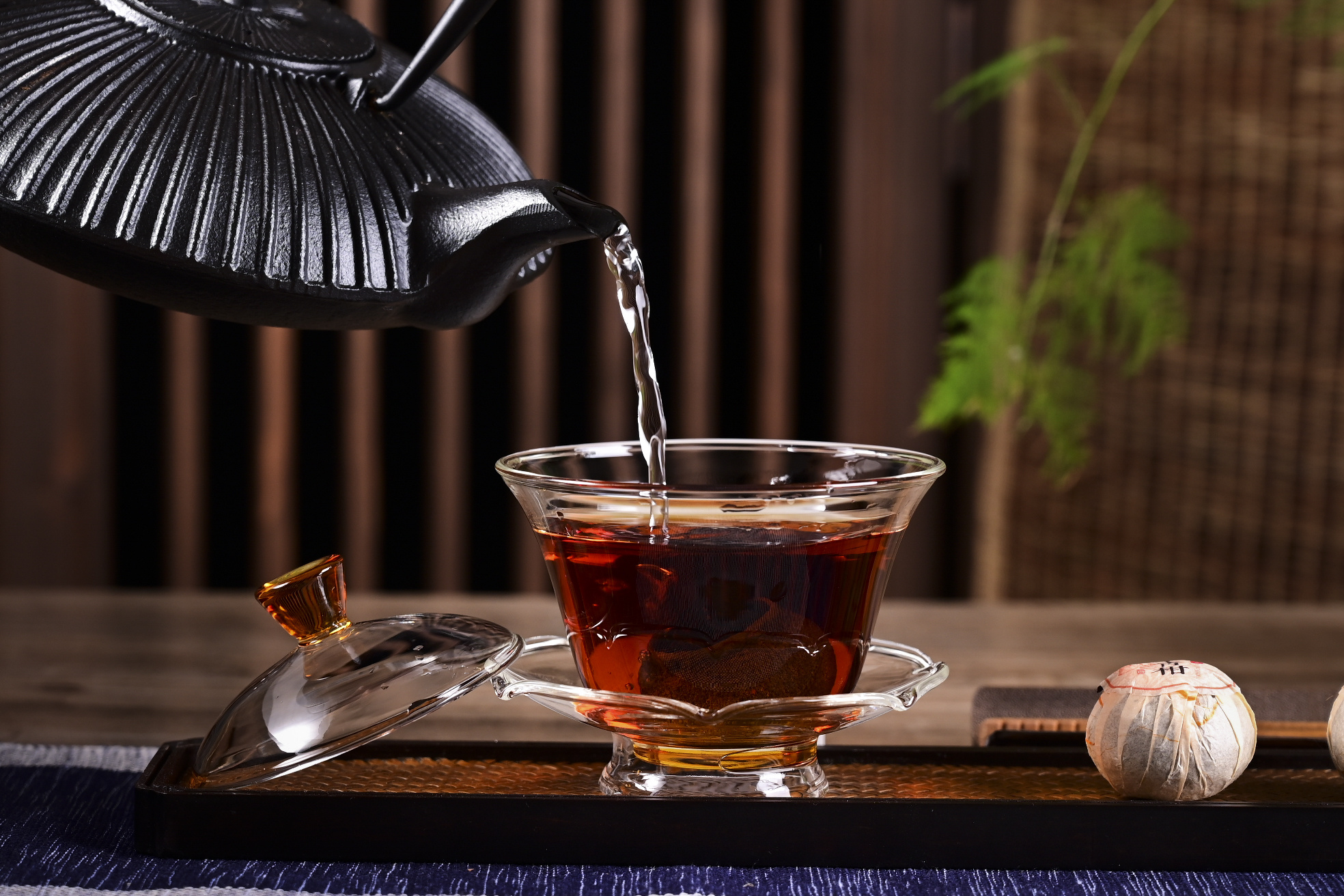 普洱茶拍摄一组不同普洱茶汤色的拍摄原图