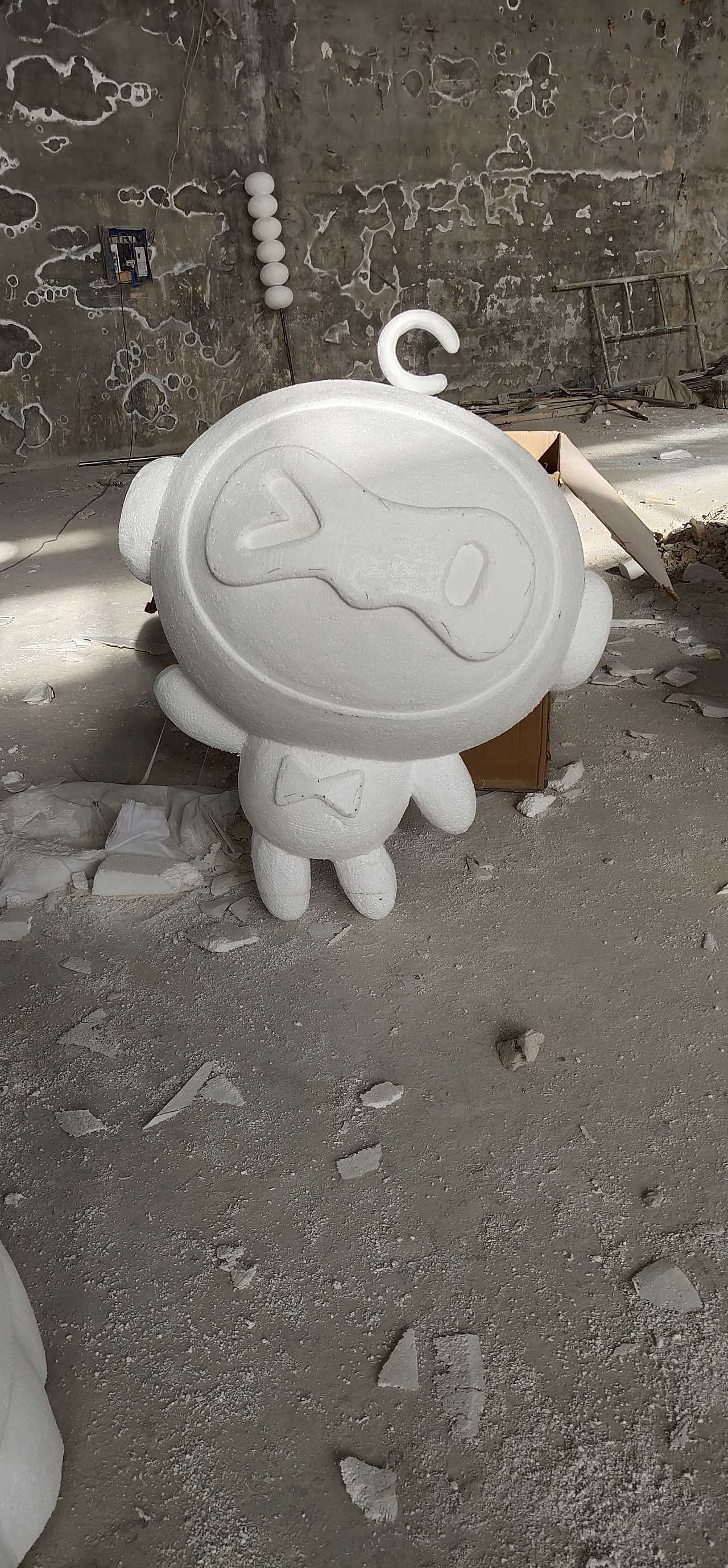 泡沫道具,卡通人雕塑