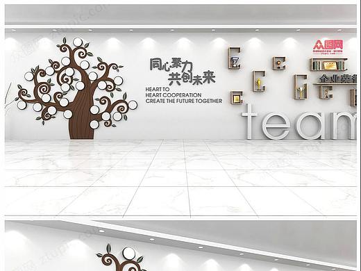 3D企业发展历程文化墙
