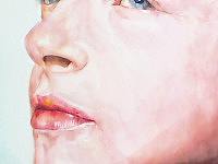 水彩彩铅人物混合画