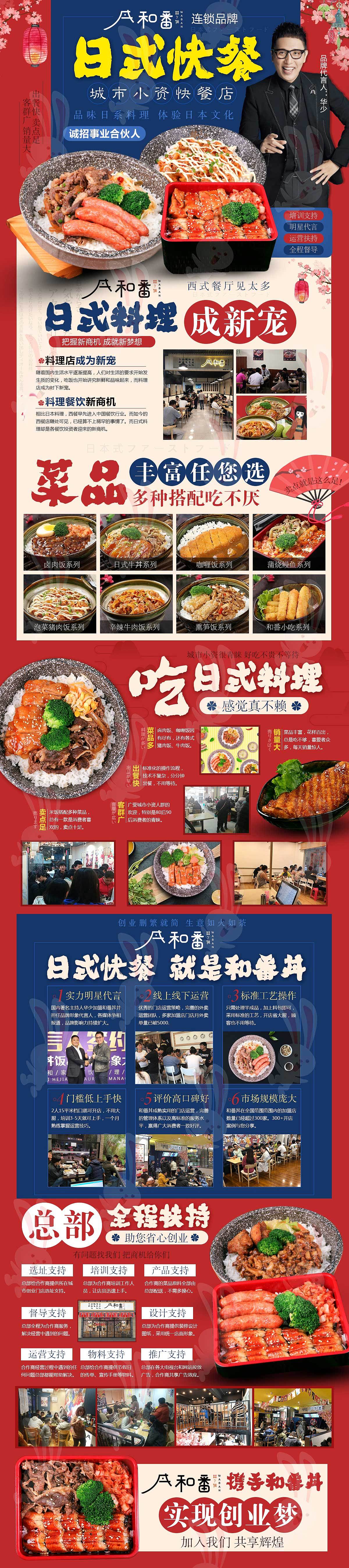 餐飲招商頁（圖ZMTU0MjgzMTg4） - 其他網(wǎng)頁 - 站酷設(shè)計師我是波妞原創(chuàng)素材 - 站酷ZCOOL