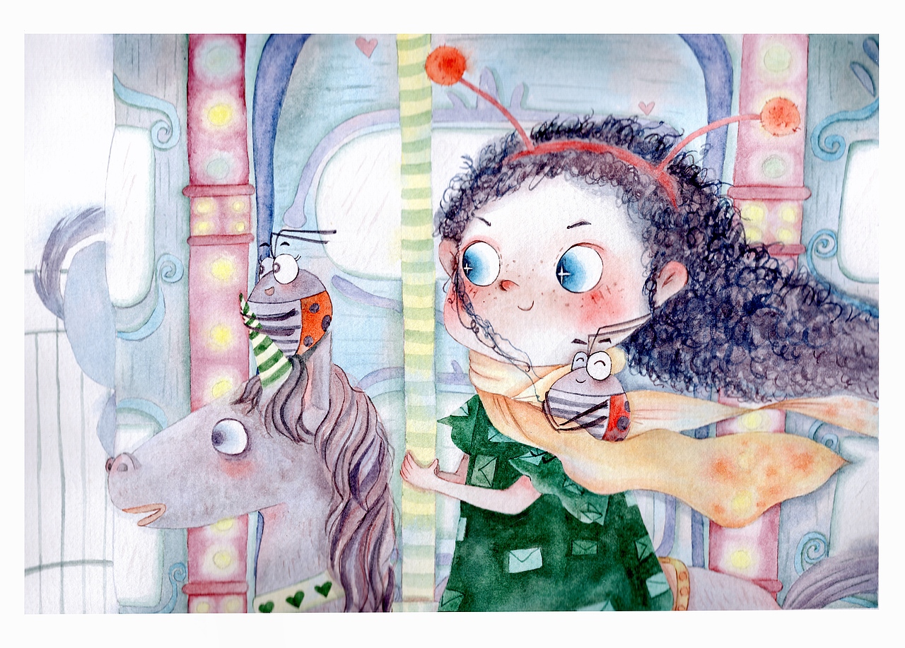 小瓢虫 飞呀飞 飞过夏天 飞入秋天