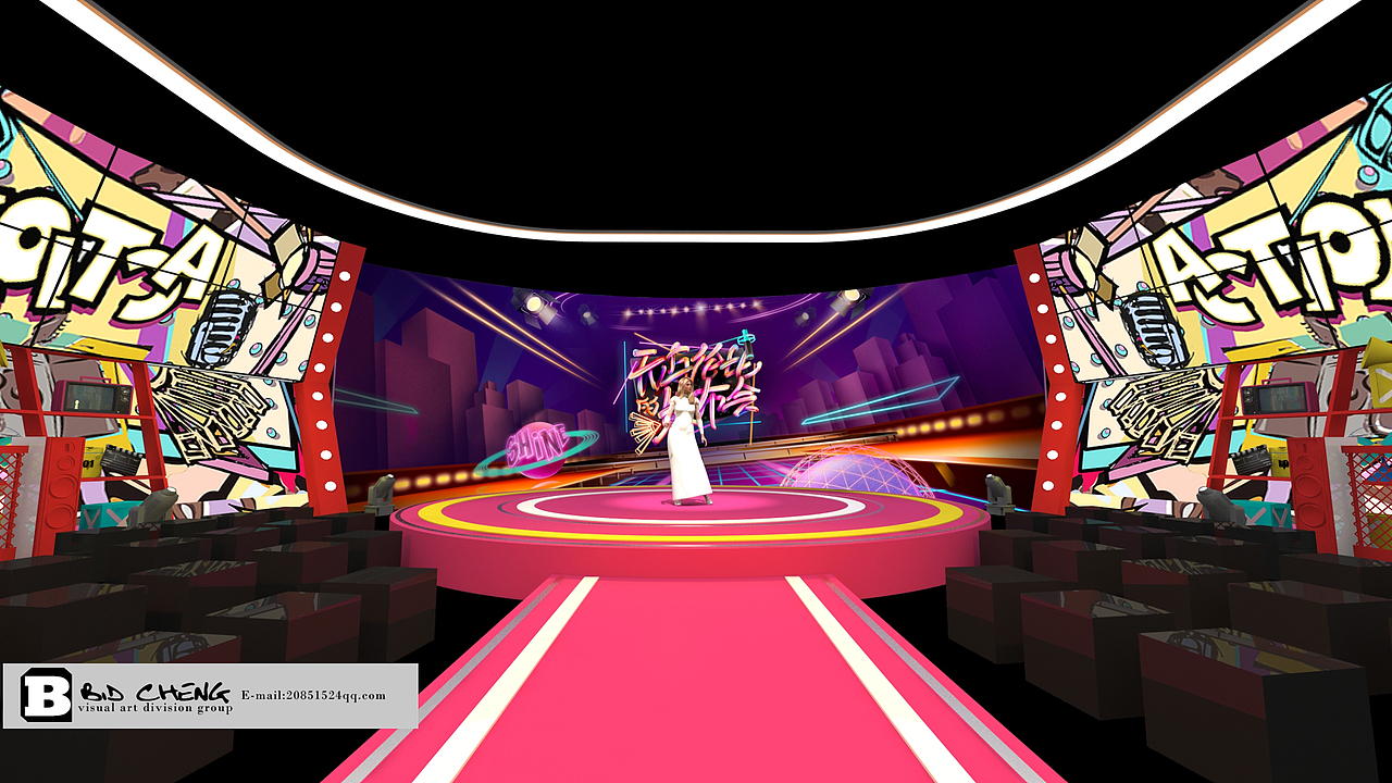 爱奇艺无与伦比的发布会舞台设计（图ZMTQzMjYyNTUy） - 舞台美术 - 站酷设计师廖亚承原创素材 - 站酷ZCOOL