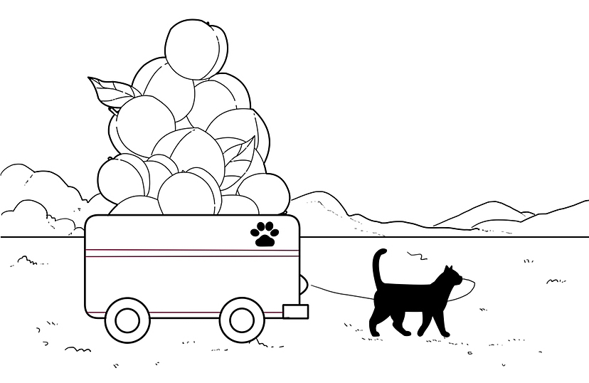 猫的旅行（图ZMzE4NDMyNDA4） - 儿童插画 - 站酷设计师猫咪不吃鱼骨头原创素材 - 站酷ZCOOL
