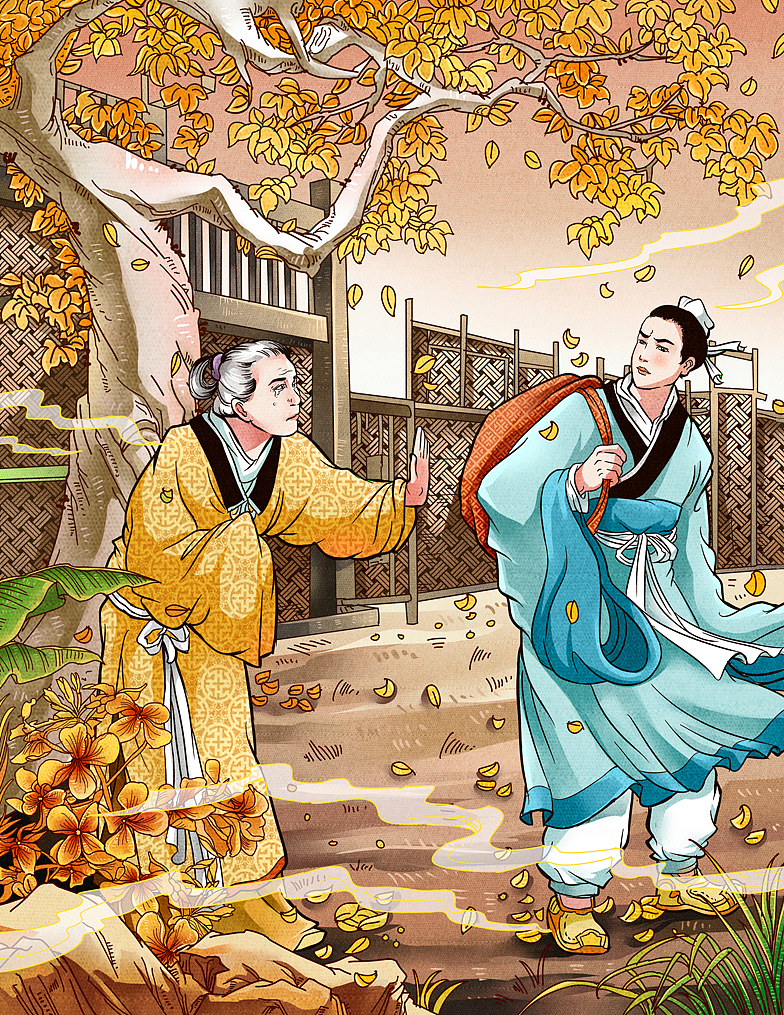 古风插画（图ZMTM4MDUxNTAw） - 商业插画 - 站酷设计师C君_Children原创素材 - 站酷ZCOOL