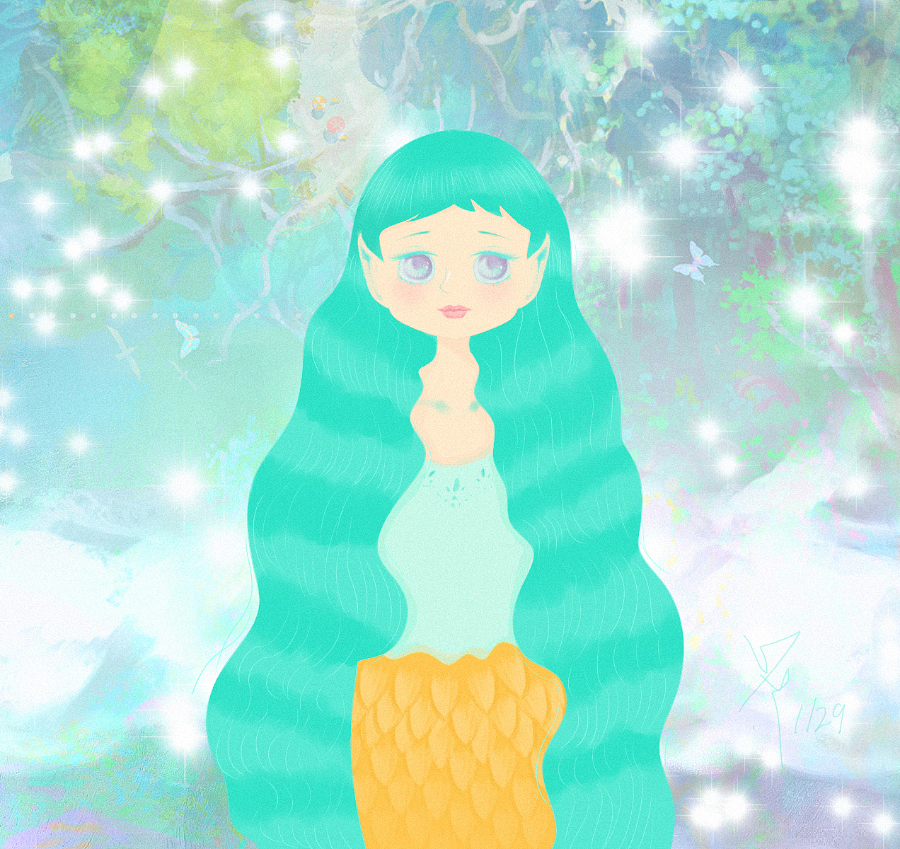 梦幻的鱼（图ZMTg3MjA1MDIw） - 创作习作 - 站酷设计师DY大肥原创素材 - 站酷ZCOOL