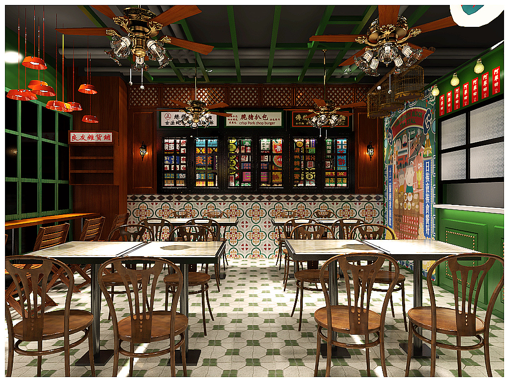 品牌l 餐饮品牌 l 还原80年代老香港街头风格