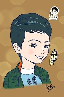 阿进似颜绘2019年现场画像作品（彩色篇）（图ZMTkxOTMwNDEy） - 单幅漫画 - 站酷设计师阿进似颜绘原创素材 - 站酷ZCOOL