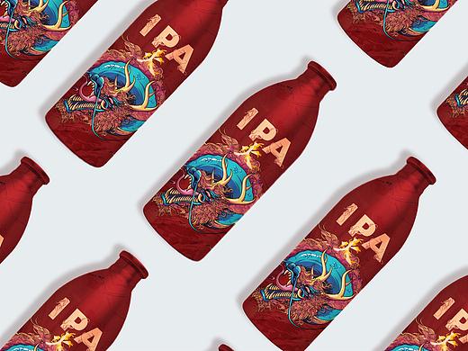 Furinkazan 风林火山 | 高端啤酒酒标设计案例