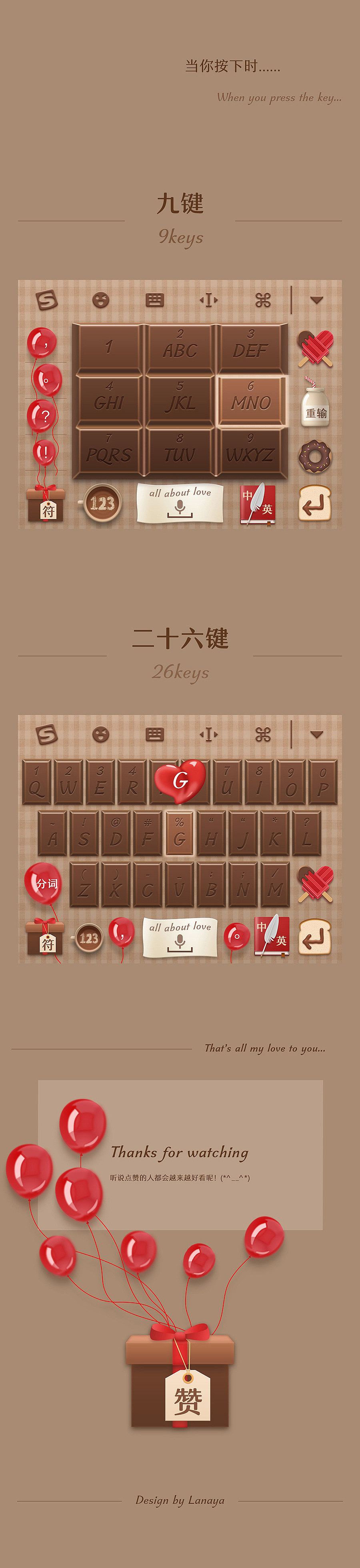 Cocoa-Romantism 可可浪漫主义（图ZODA5NTc5NDA=） - 主题/皮肤 - 站酷设计师小璐儿原创素材 - 站酷ZCOOL