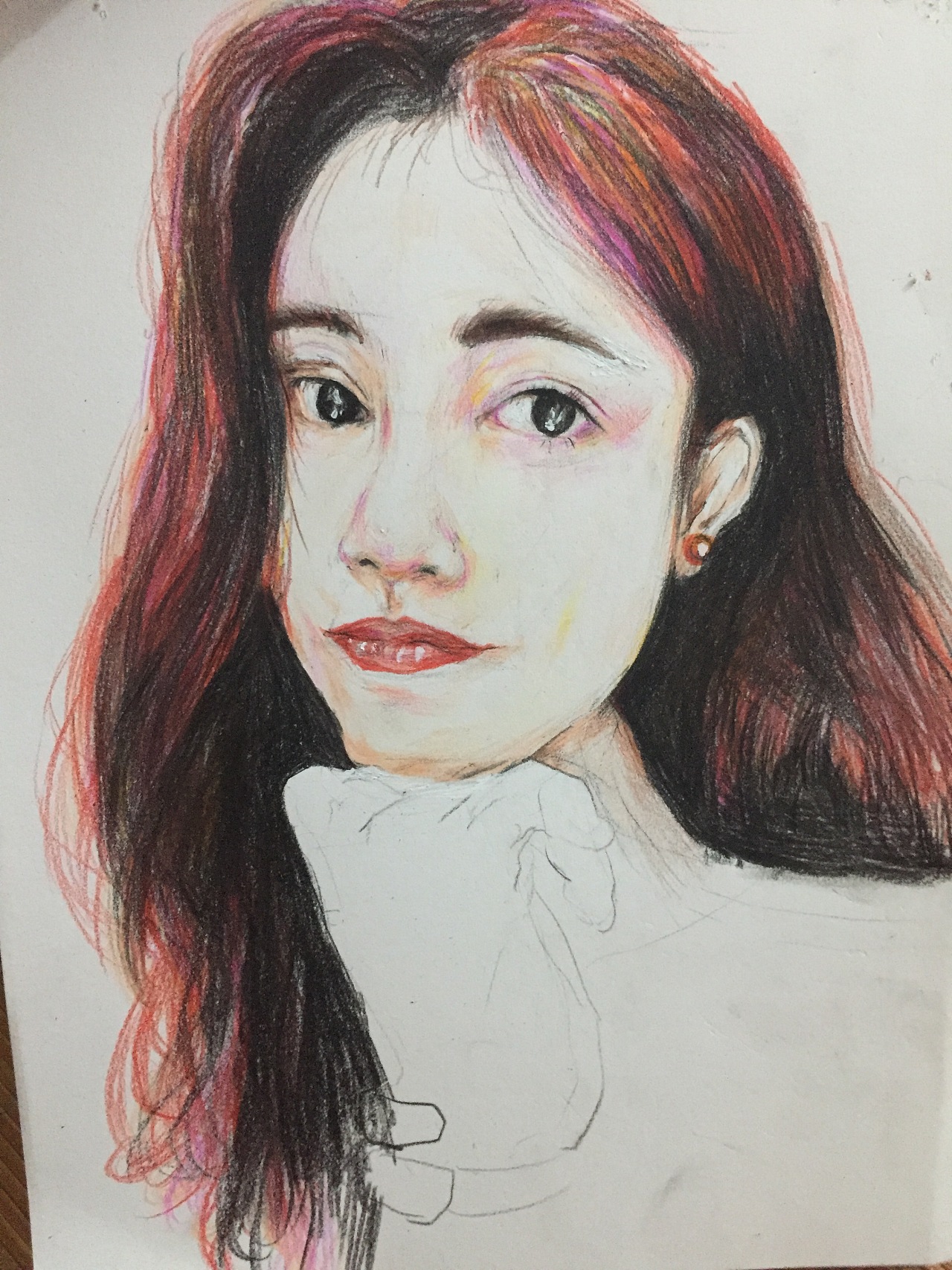 彩铅人像|插画|像素画|壹创手绘 - 原创作品 - 站酷 (zcool)