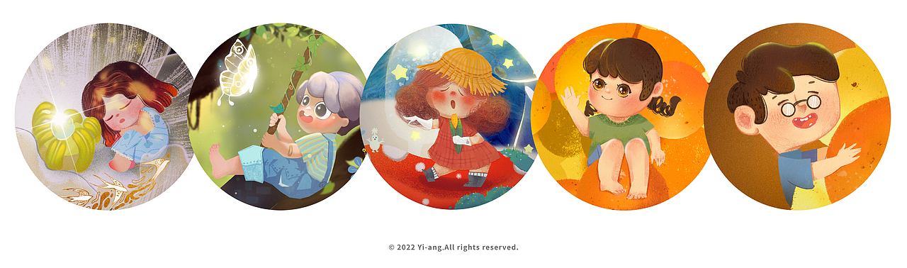 3月作品合集（图ZMjk2MDQxOTYw） - 儿童插画 - 站酷设计师奕昂原创素材 - 站酷ZCOOL