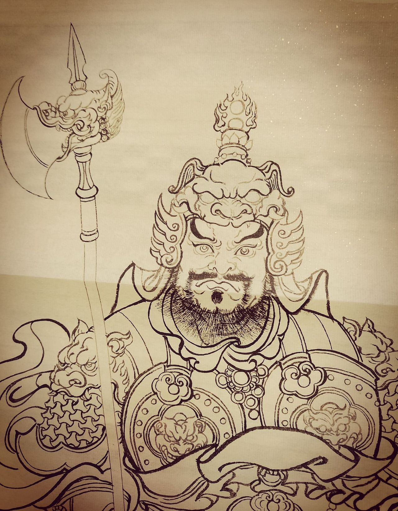 门神（图ZMzI3NzgwNDE2） - 艺术插画 - 站酷设计师301064844原创素材 - 站酷ZCOOL