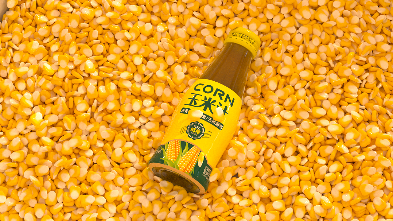 【C4D练习】玉米汁