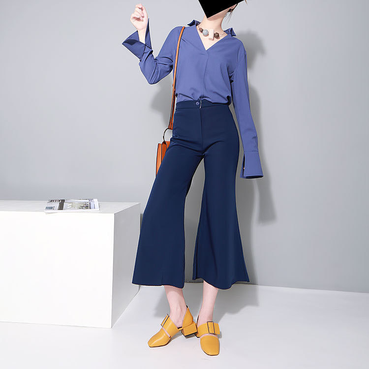 Modern新品喇叭袖衬衫（图ZNjEzMTIwMTY=） - 休闲/流行服饰 - 站酷设计师kevin品牌设计原创素材 - 站酷ZCOOL
