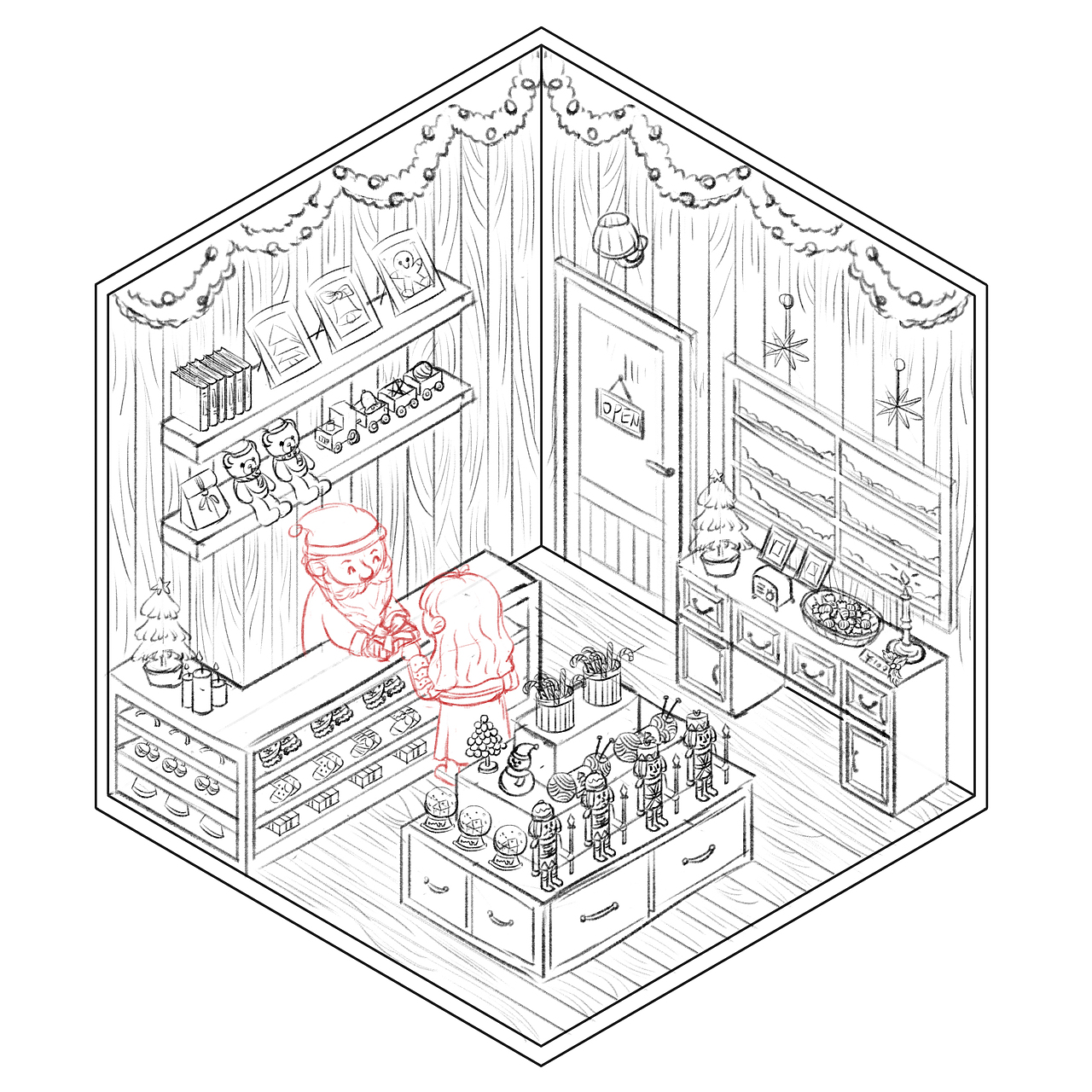 2.5D幻想空间｜平安夜（图ZMjg0ODU5ODE2） - 创作习作 - 站酷设计师又不起床又不睡原创素材 - 站酷ZCOOL