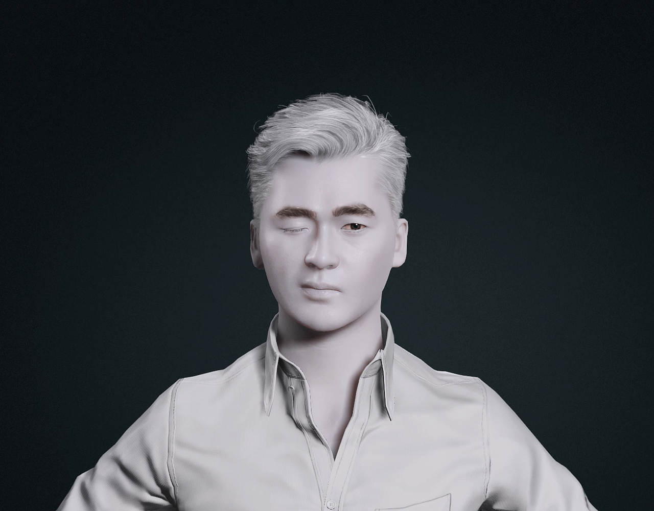 虚拟人动态测试