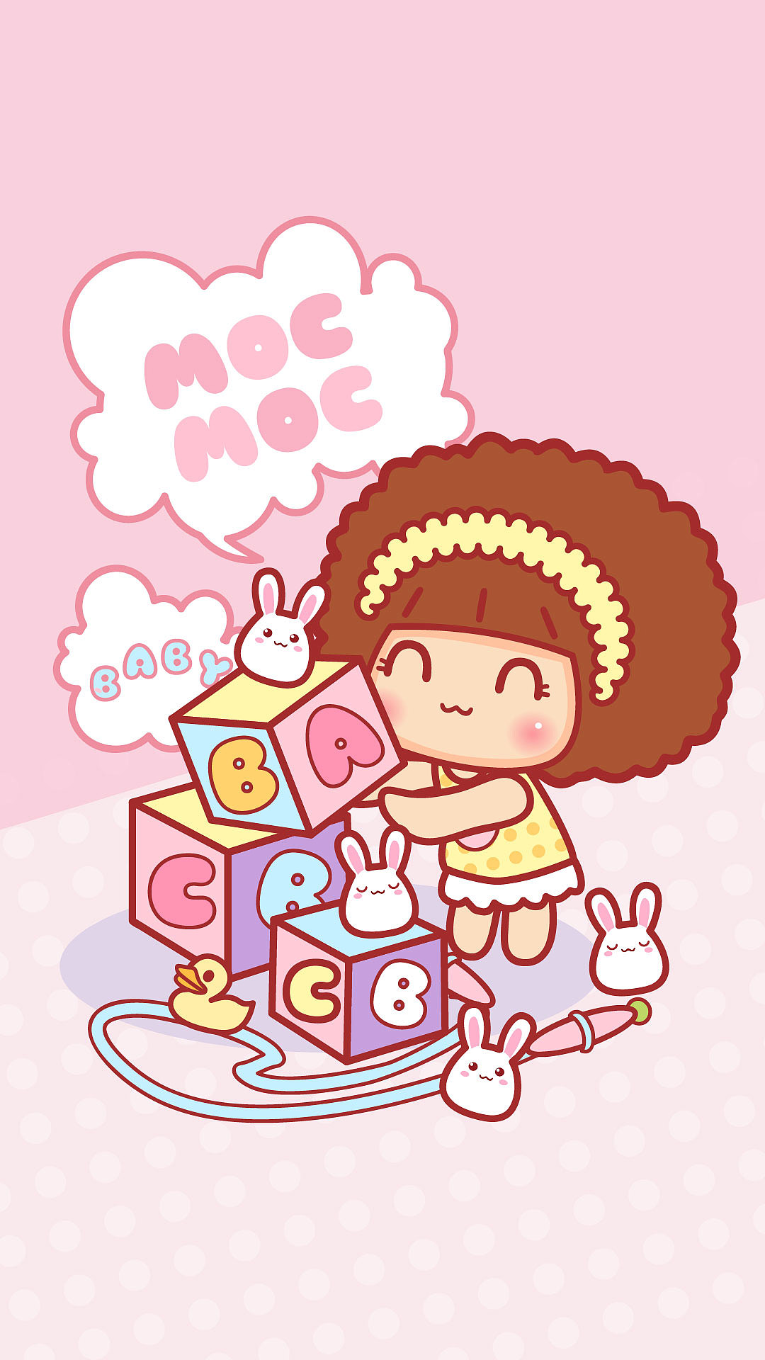baby mocmoc摩丝摩丝宝宝|插画|商业插画|碳碳_原创作品-站酷(zcool)