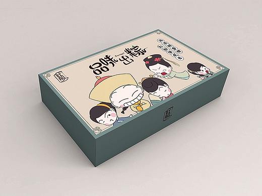 复古粽子食品手绘包装设计