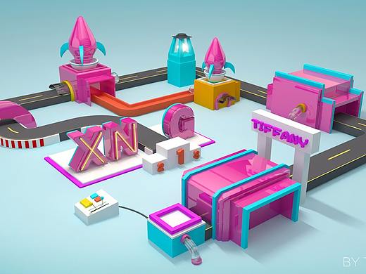 場景（個人主頁-ZMjU4OTc3NDA=） - 其他空間 - 站酷設(shè)計師TIFFANY蝸牛原創(chuàng)素材 - 站酷ZCOOL