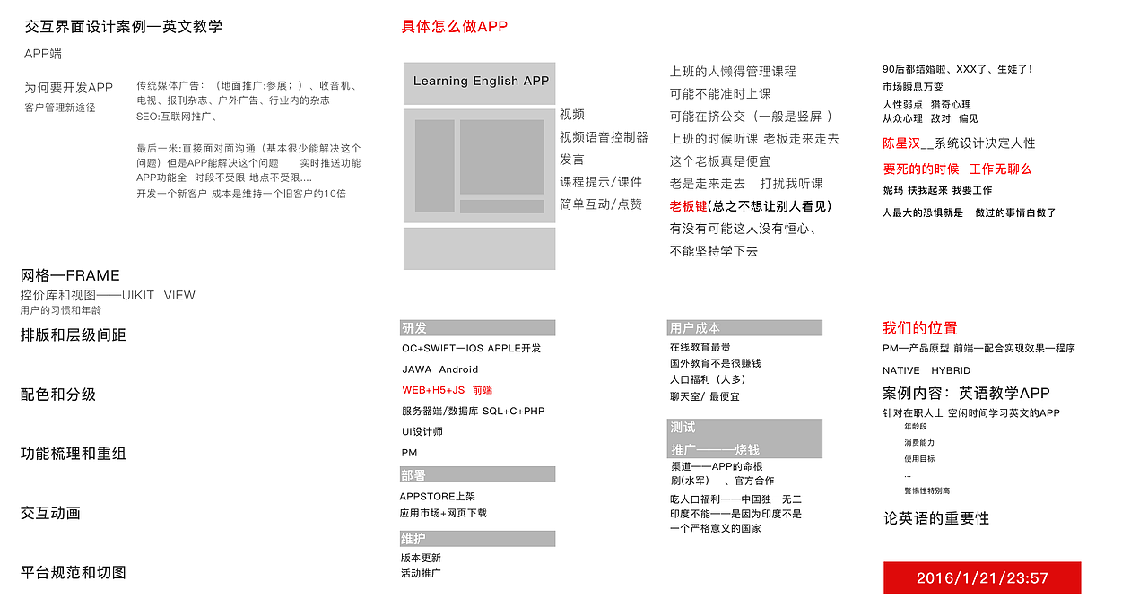 英语教学APP_业务功能分析（图ZNDQ3MDUwNzI=） - APP界面 - 站酷设计师LynnXu923原创素材 - 站酷ZCOOL