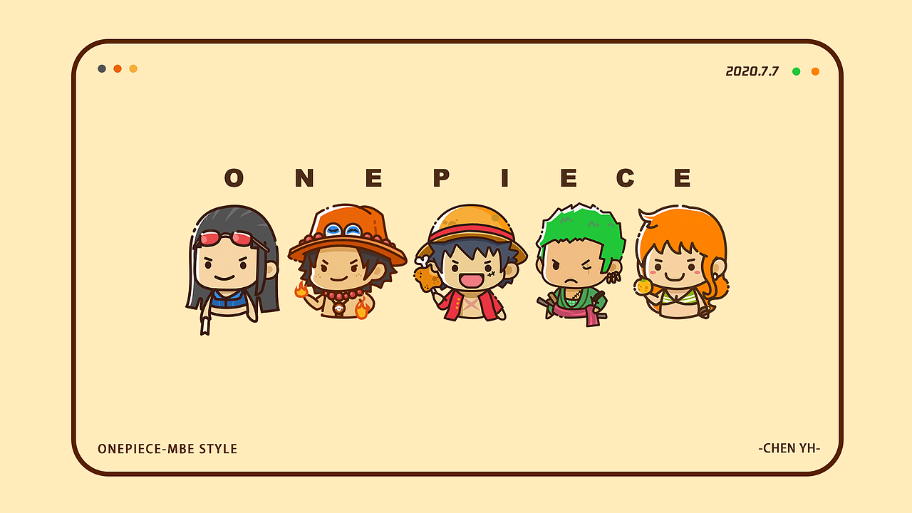 海贼王MBE风格图标设计（图ZMjE1NTE1NjIw） - 图标 - 站酷设计师橙与红与绿原创素材 - 站酷ZCOOL