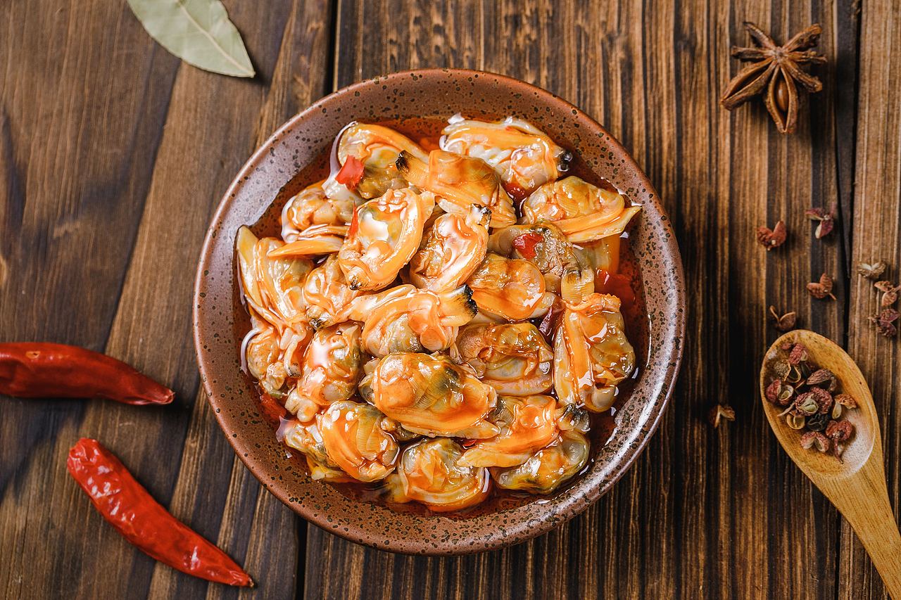 仙贝|花蛤|蒜泥生蚝|八爪鱼|蟹钳|对虾|花雕醉蟹|螺蛳（图ZMjExMDgwMTky） - 产品摄影 - 站酷设计师烟台美食摄影师酋原创素材 - 站酷ZCOOL