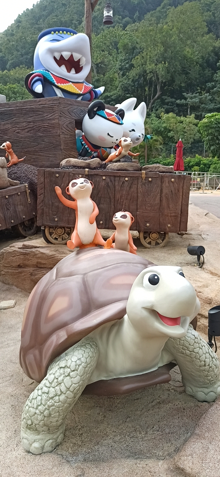 香港海洋公园新IP主题雕塑
