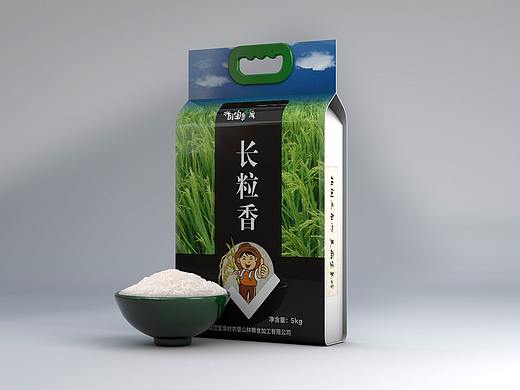 大米包装C4D建模与贴图最后渲染出图