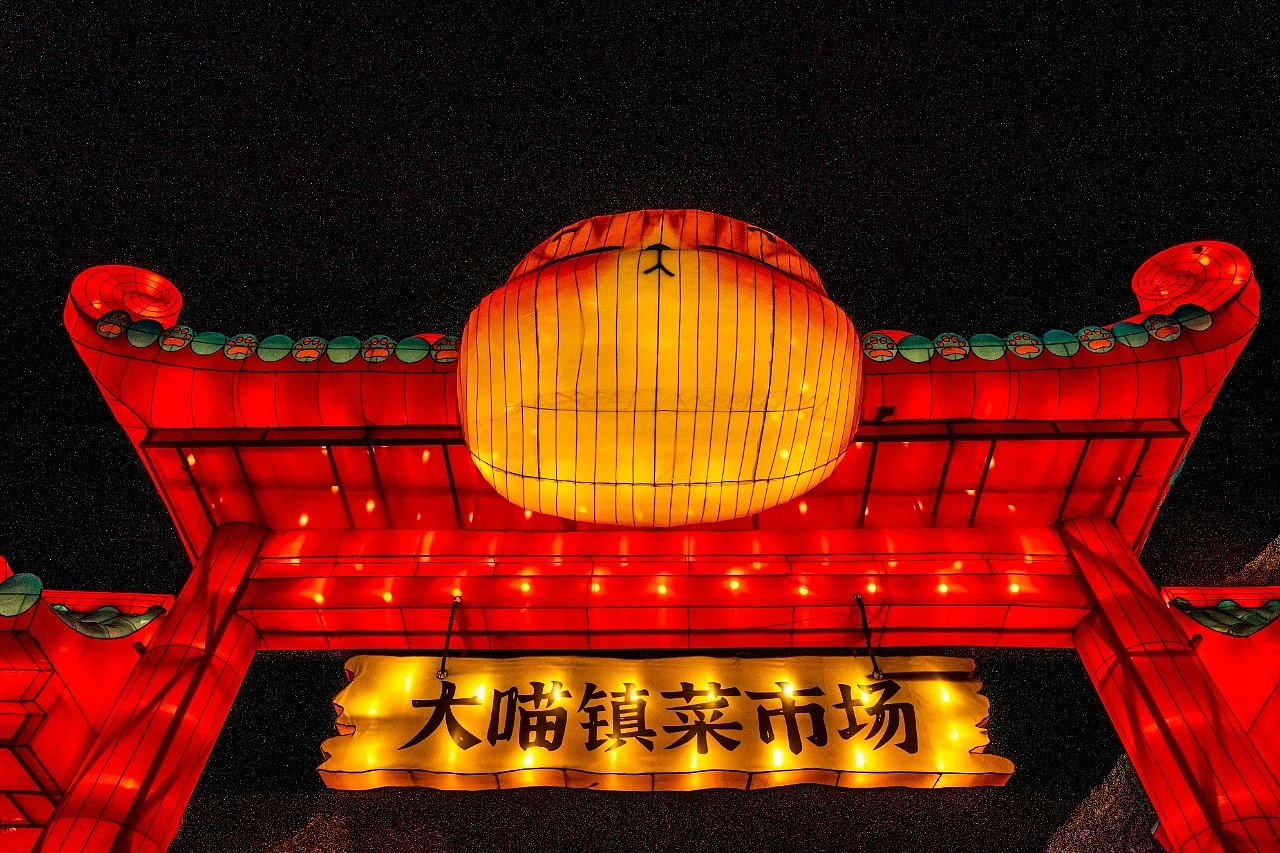 建业华谊小镇(猫包围主题灯会)