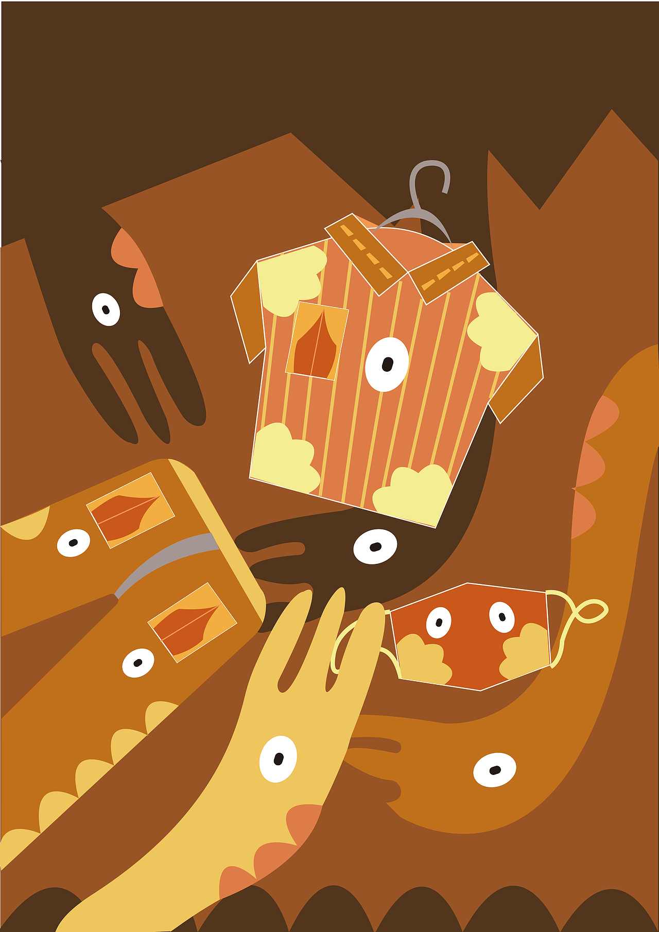 文创作品设计——怪物小世界