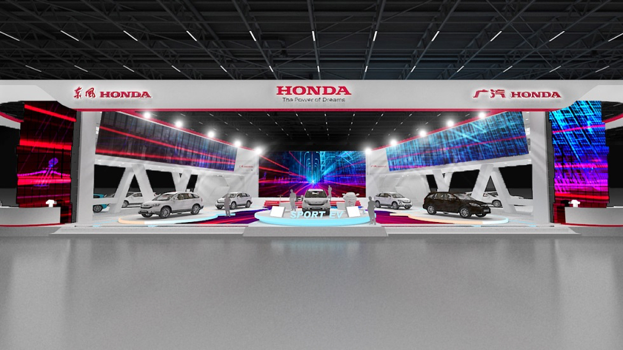 【HONDA 本田】18上海车展比稿（图ZMTczNDU4NjU2） - 其他三维 - 站酷设计师小起酱原创素材 - 站酷ZCOOL