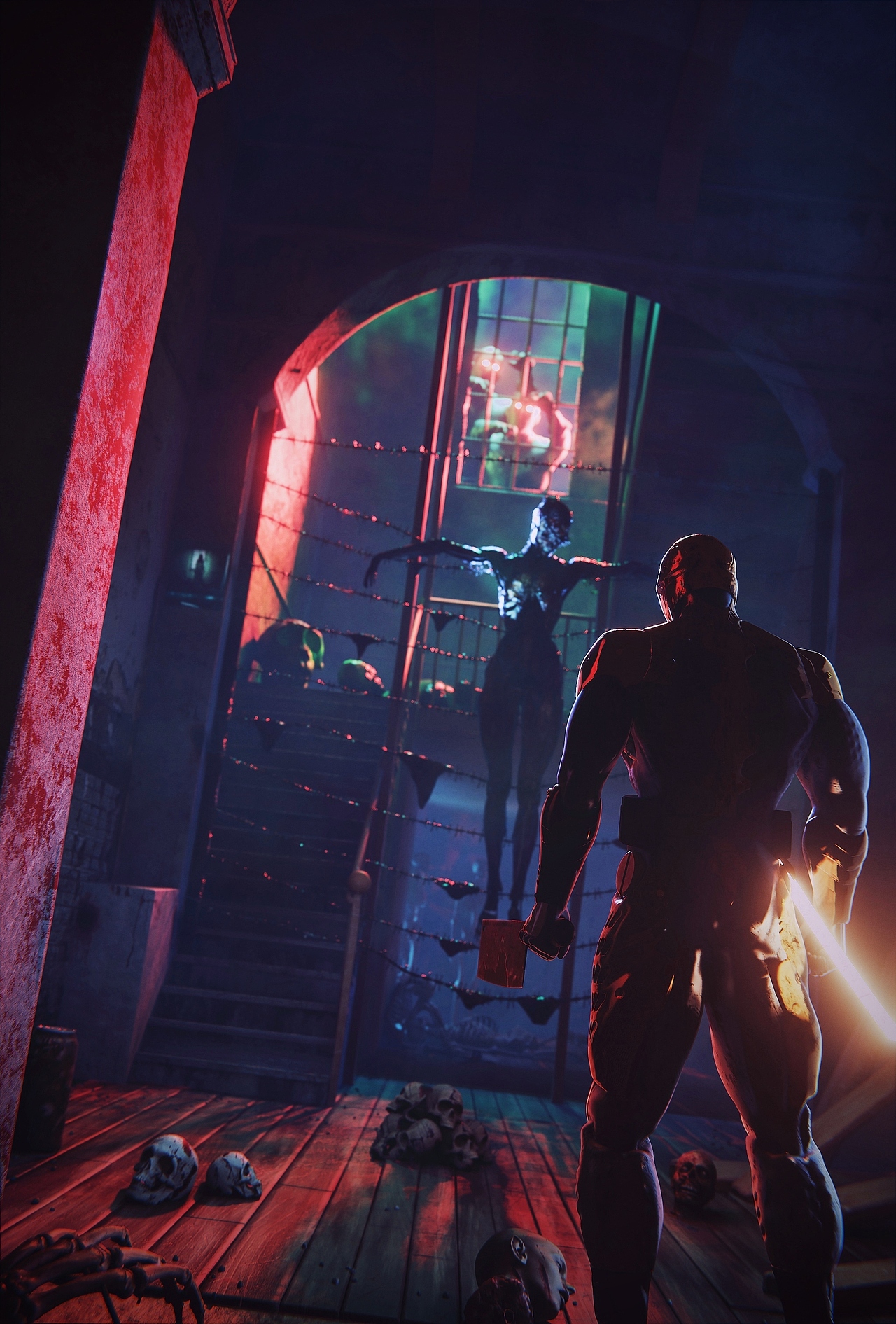 【BLENDER渲染】彩色与黑白的世界（图ZMjY5Mjk0ODAw） - 场景 - 站酷设计师阿泽不叫啊泽原创素材 - 站酷ZCOOL