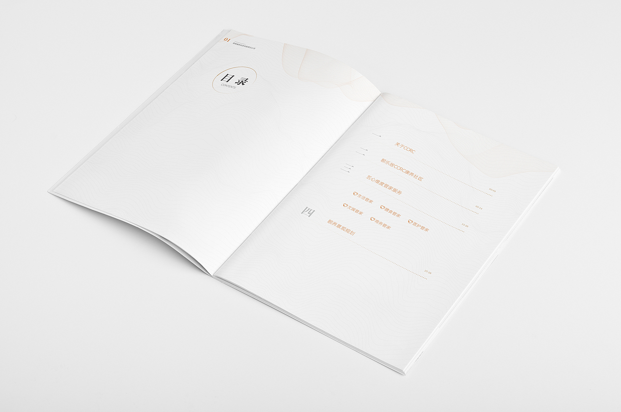 地产画册设计 服务手册 颐养地产