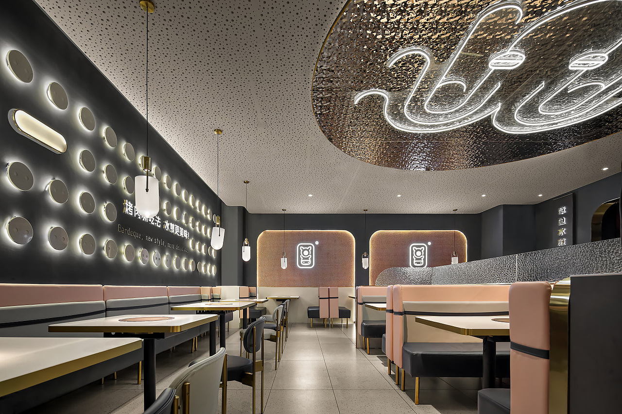 韩式烤肉餐厅设计，和捕鱼达人一起，探秘深海之趣