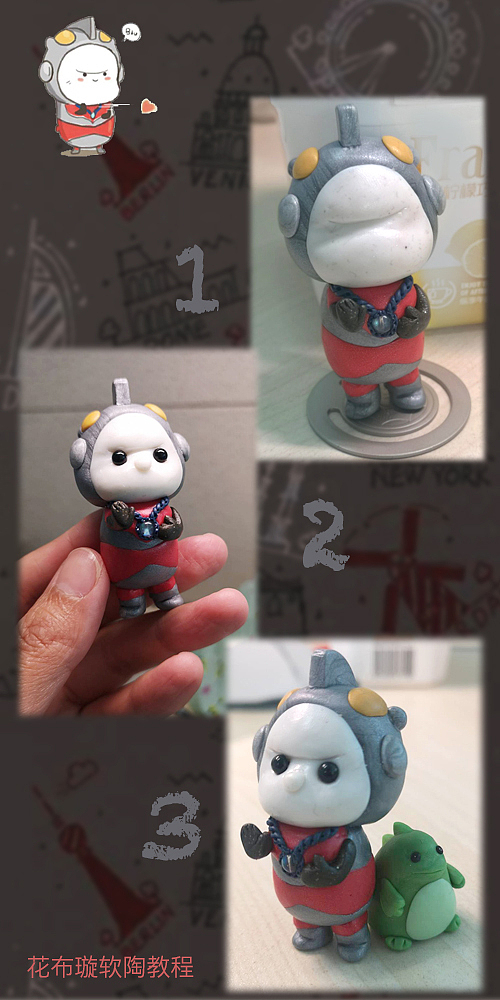 软陶玩具X2（图ZMTc3NjUzNTI0） - 手办/模玩 - 站酷设计师花布璇原创素材 - 站酷ZCOOL