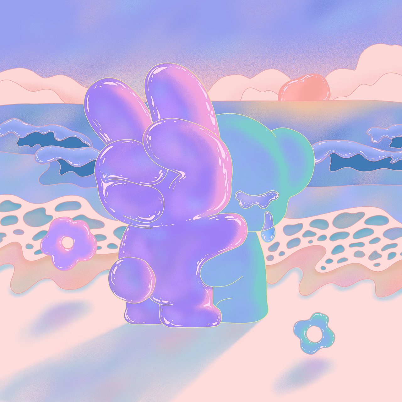 TOO兔（图ZMjk1MzA0MTQw） - 艺术插画 - 站酷设计师EOWONG原创素材 - 站酷ZCOOL
