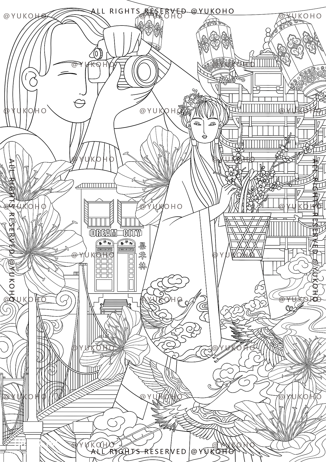 日报风X武汉的记忆(图ZMzUxNzExNDg0) - 商业插画 - 站酷设计师Yuuuukoho原创素材 - 站酷ZCOOL