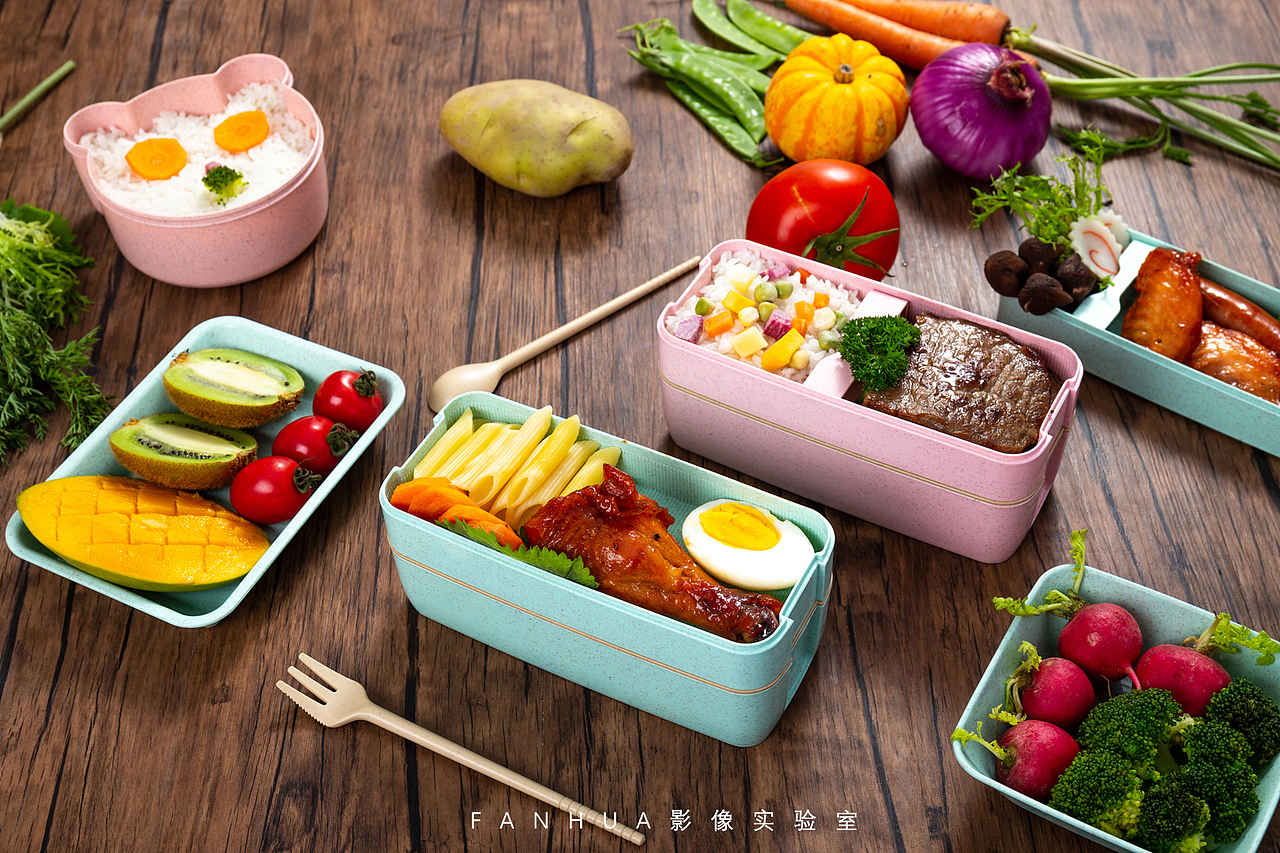 迷你餐盒（圖ZMTE3OTY1MDY4） - 產(chǎn)品攝影 - 站酷設計師FANHUA影像實驗室原創(chuàng)素材 - 站酷ZCOOL
