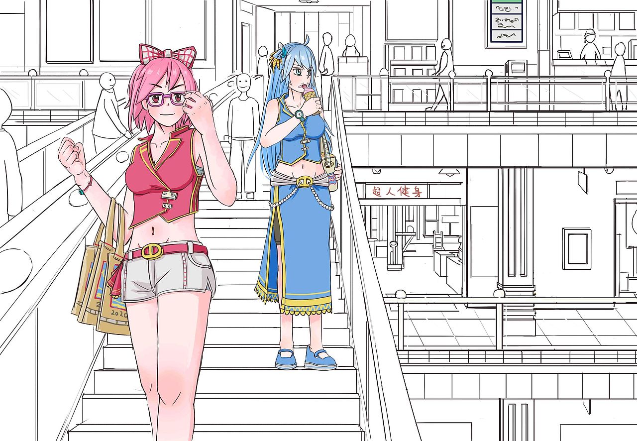 日常（图ZMTk2NDYxMjg4） - IP形象 - 站酷设计师白猫夜鹰原创素材 - 站酷ZCOOL