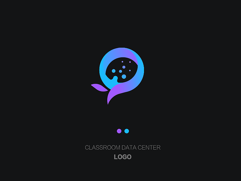 课堂大数据logo设计