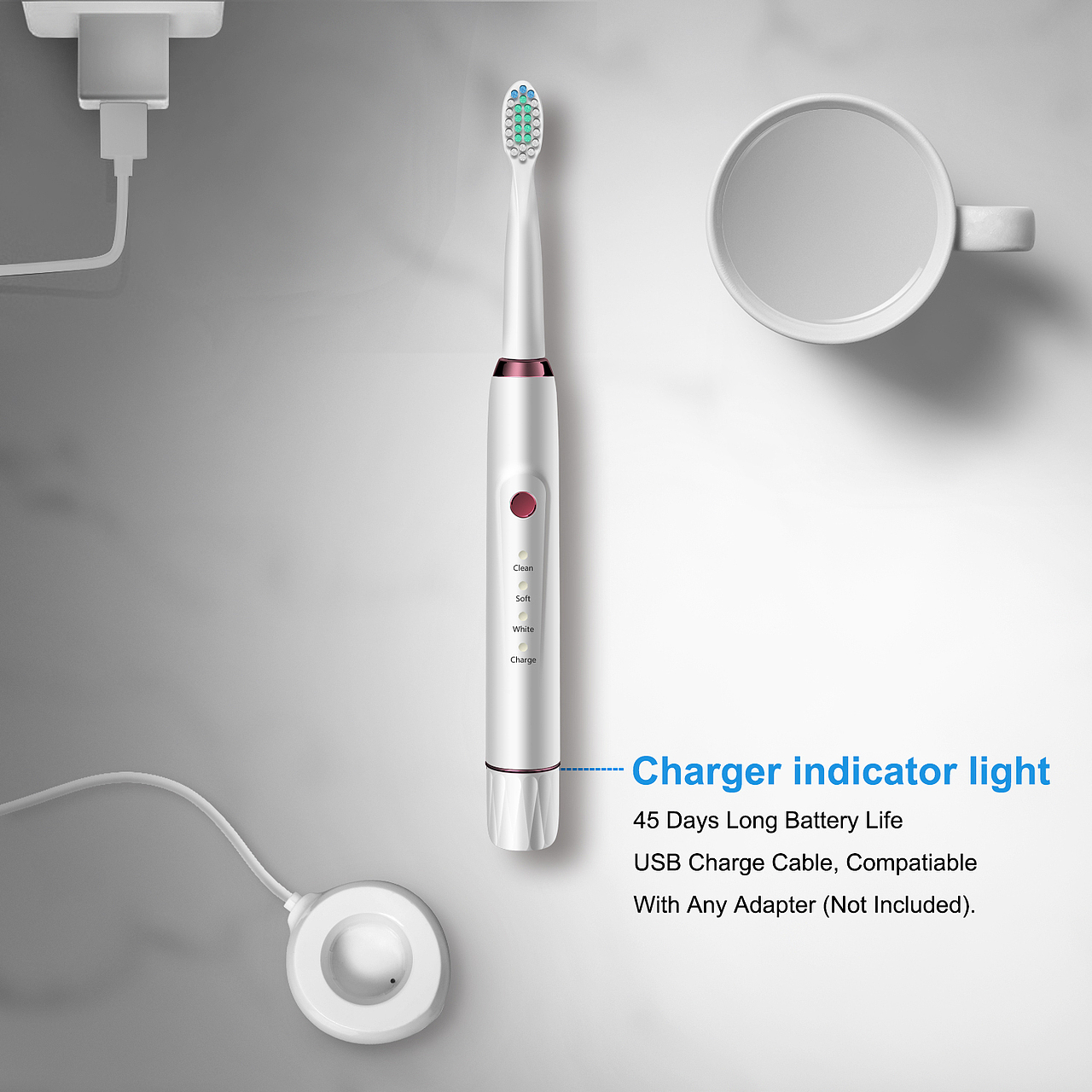 亚马逊白色电动牙刷摄影+精修画图+后期（图ZMTM2MTA3MTQ0） - 修图/后期 - 站酷设计师J神先森原创素材 - 站酷ZCOOL