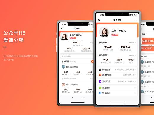 公众号-渠道分销H5视觉设计