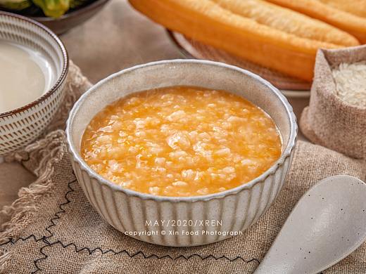 南瓜粥 葱油拌面 热狗包 