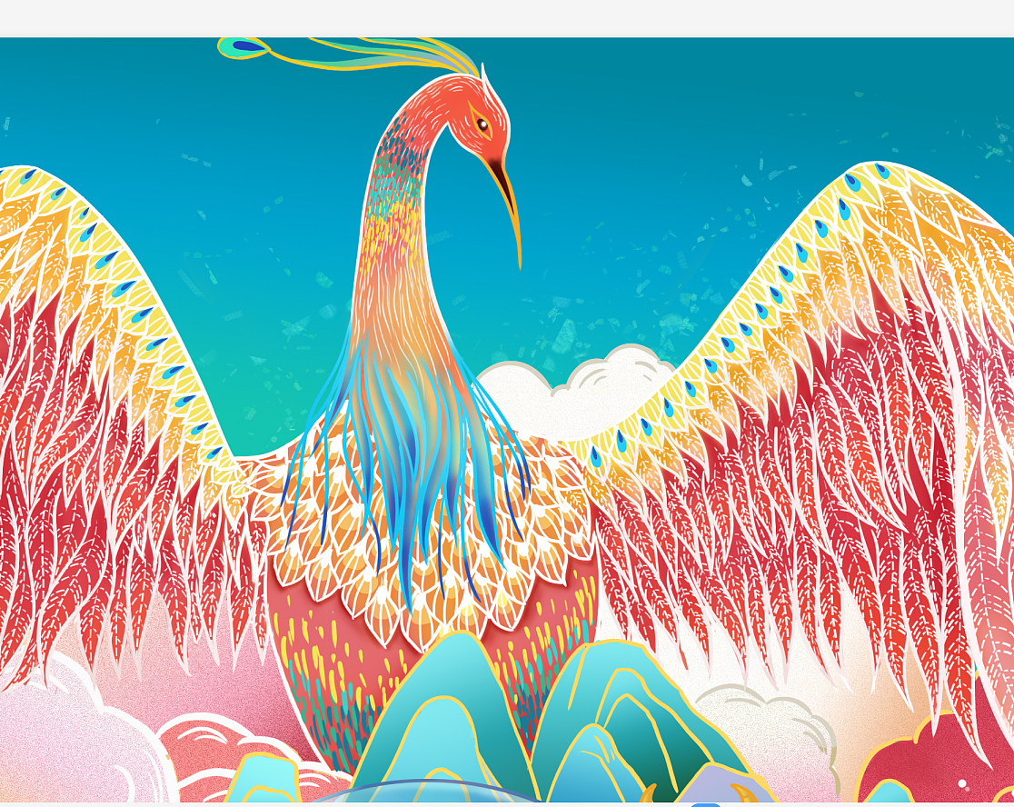 凤凰（图ZMjI5MjAxNjgw） - 商业插画 - 站酷设计师茜茜绘影原创素材 - 站酷ZCOOL