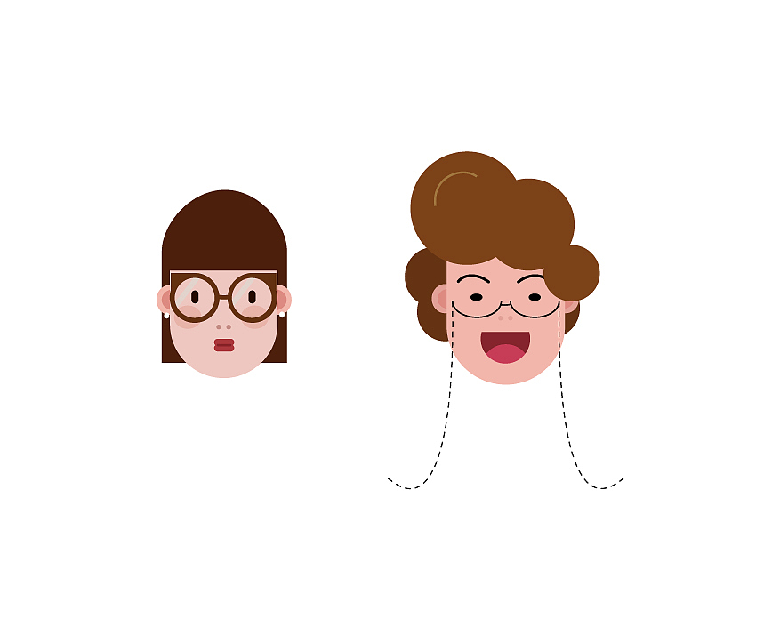 人物插画（图ZMTc4NTQ5NDM2） - IP形象 - 站酷设计师灵莹原创素材 - 站酷ZCOOL