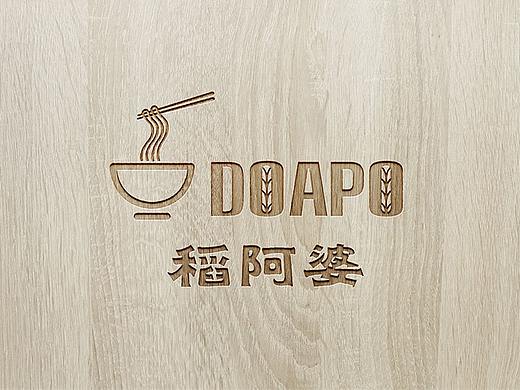 山东稻阿婆餐饮品牌LOGO设计【郑州上禅品牌设计公司】
